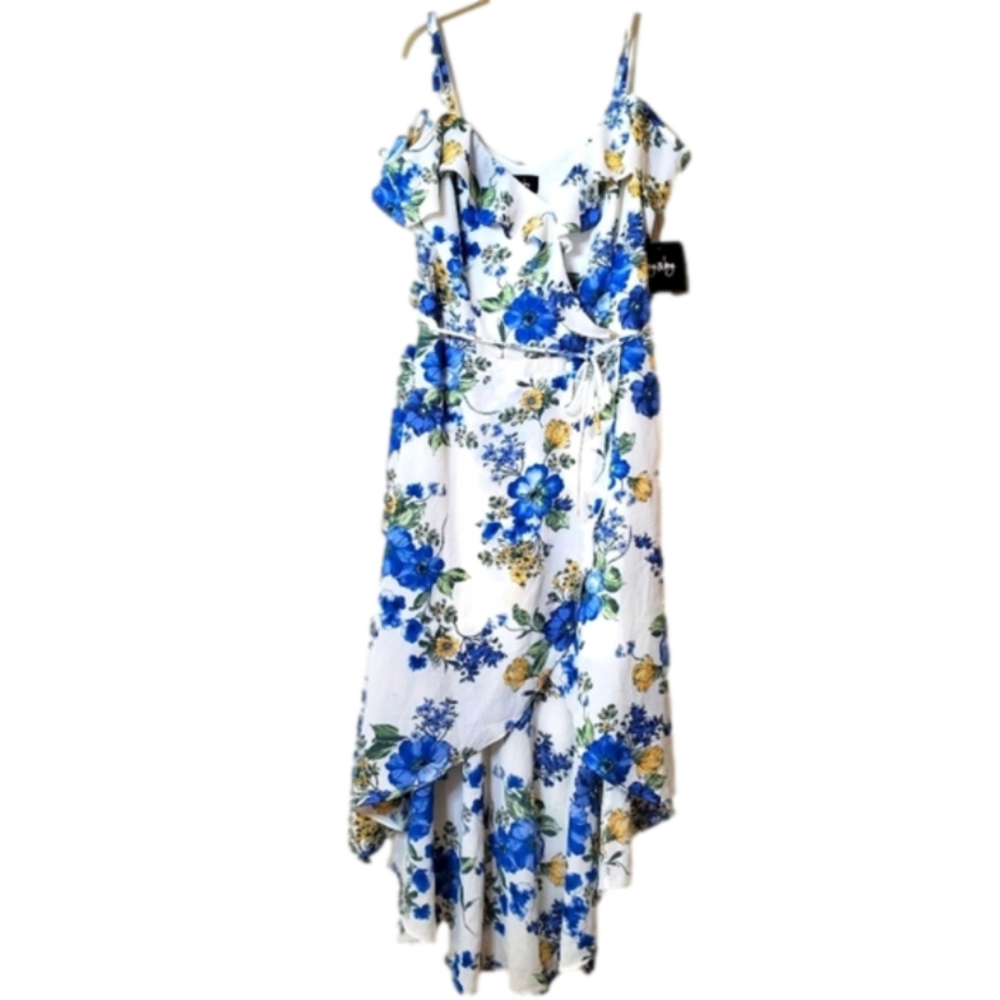 By & By Floral Ruffle Dress